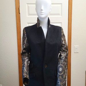 Laveer Revelry Jacket with Printed Sleeves